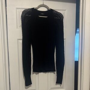 ME+EM Black Crew Neck Sweater